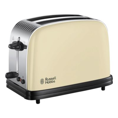 Russell Hobbs 23334 Colours Plus 2 Slice Toaster in Cream Russell Hobbs 23334 Colours Plus 2 Slice Toaster in Cream